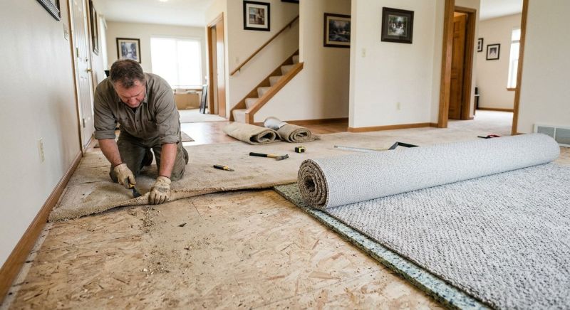 Basement Carpet Replacement in Hunterdon County, NJ