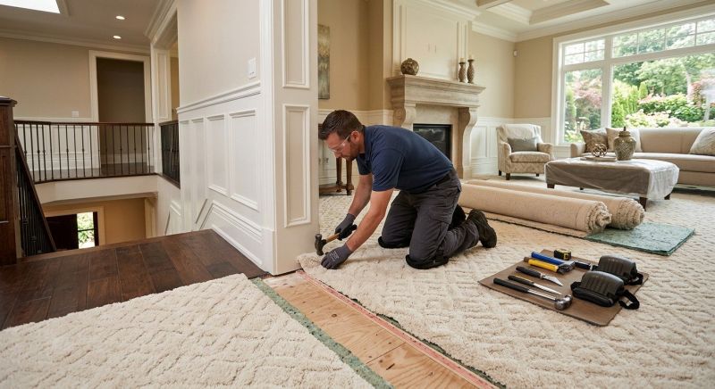 Textured Carpet Installation in Somerset County, NJ